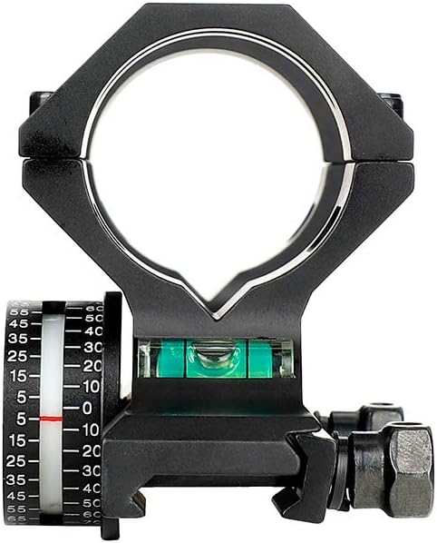 WINFREE 30mm 35mm Integral Hunting Scope Mount Rings Picatinny Rail High Profile with Angle Cosine Indicator Kit Bubble Level
