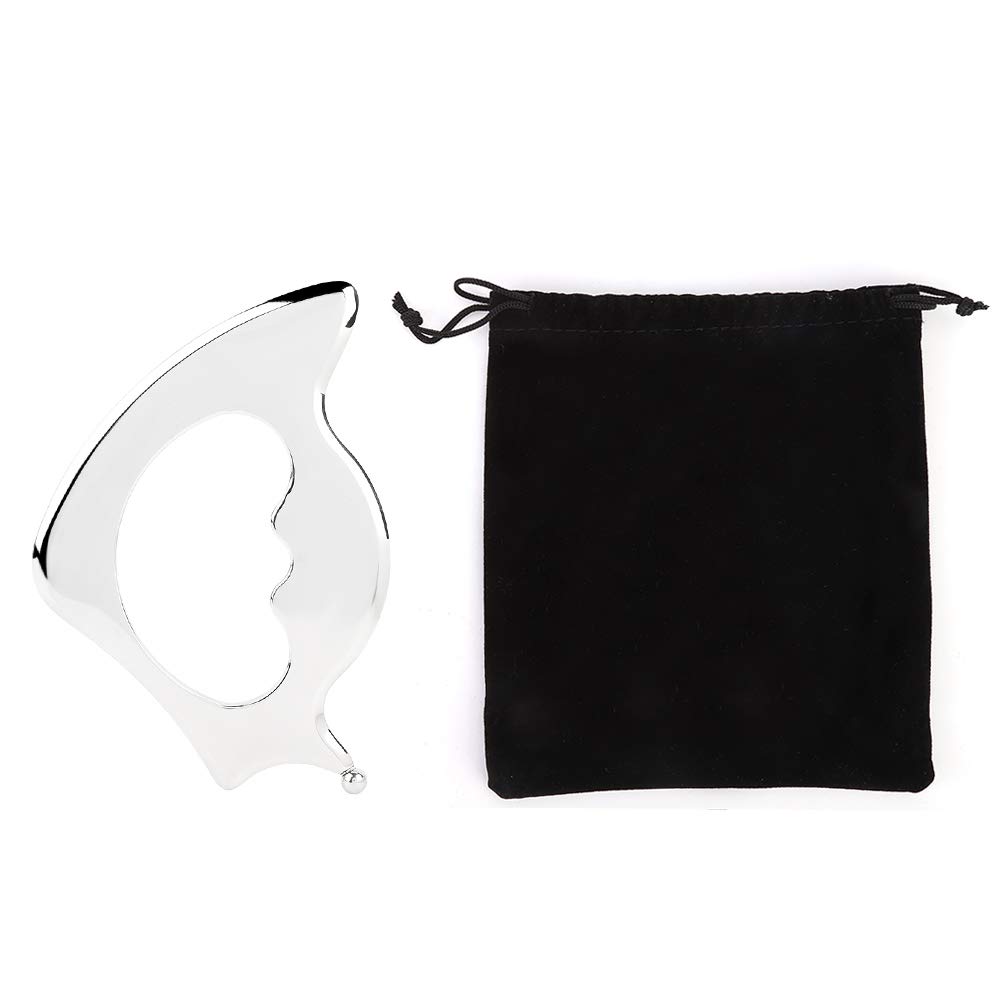 Body Gua Sha Tool para crema de masaje, superficie lisa pulida, placa raspadora para el cuidado de la salud para cara, cuello, hombros, pies, mejora la circulación