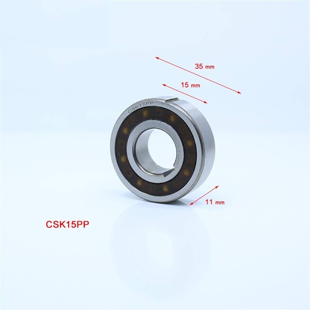 CSK15PP One Way Bearing Clutches 15 * 35 * 11mm with Keyway CSK6202PP Freewheel Clutch Bearings CSK202PP Steel Bearing