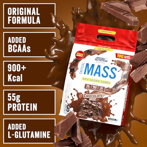 Applied Nutrition Original Critical Mass - Weight Gainer with MCT Powder, High Calorie Protein Powder Mass Gainer (6kg - 25 Servings) (Chocolate) - Image 3