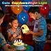 DREAMING MY DREAM Cute Capybara lamp,Squishy Capybara Night Light LED Rechargeable Novelty Animal Night Lamp,2 Levels Dimmable Nursery Nightlight for Kids,Touch Lamp for Bedroom