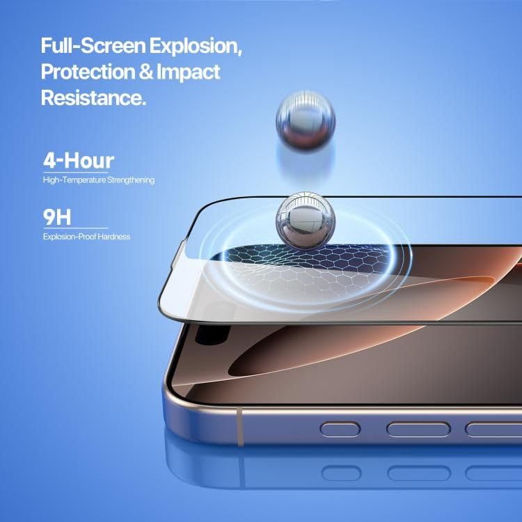Image of Tempered glass for Google Pixel 10 Screen Protector (6.3 inch) | 9H Hardness | Edge-to-Edge | Fingerprint Unlock Compatible | Bubble-Free | HD Clear | Oleophobic | Case Friendly