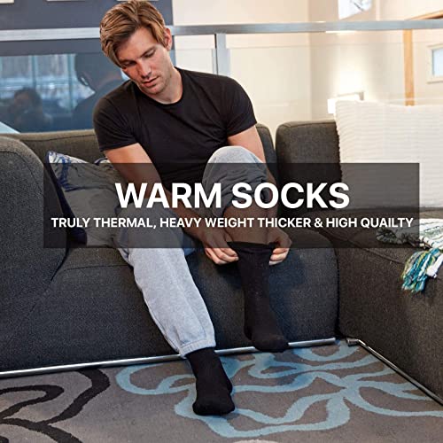 Unique Styles Asfoor Set Of 3 Thermal Socks For Men Heated Cold Weather Socks Men Warm Insulated Socks For Winter #TOP3