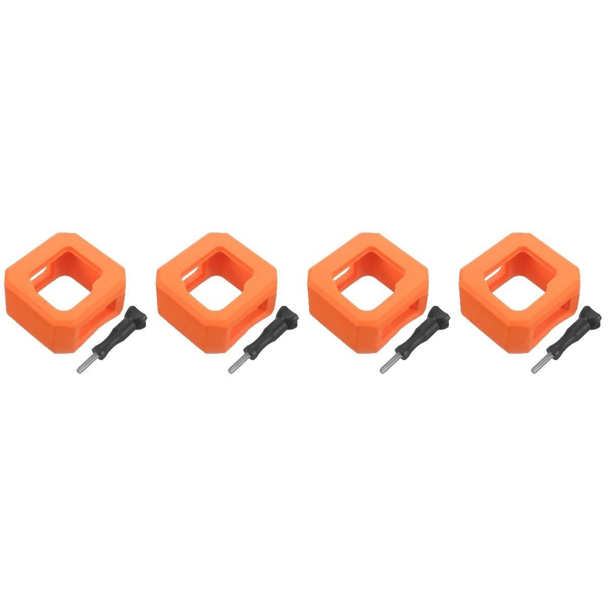 Toyvian 4juegos Funda Flotante para Cámara Mini Accesorio Marco De Protección para Uso Agua para Fotografía Subacuática y Deportes Acuáticos