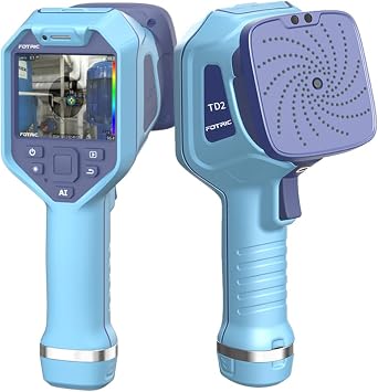 TD2 Acoustic Imager,64 MEMS Digital Microphones,Industrial Acoustic Imaging Camera,Compressed Air Leak Detection,6652FOV,13 Megapixel,2100kHz Frequency Range, 3.5" Touch Screen