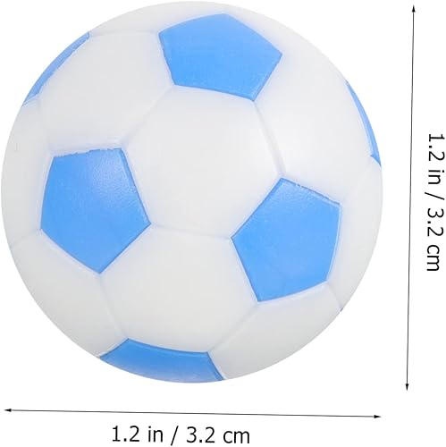 Miniatura 3 de ibasenice 8 Uds. Accesorios de fútbol de mesa, bolas de juego de escritorio, bolas de fútbol de mesa reemplazables, pelotas de fútbol de mesa, bolas