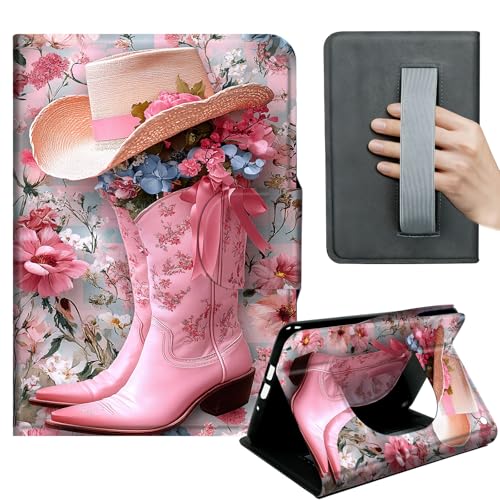 Best Sleeping Tablets - Boots: Top Picks for a Restful Night 15 HGGJFLYX Case for Kindle Fire 7/7 Kids (12th Gen, 2022 Release),360 Degree Rotating Multi-Angle Viewing Stand,Hand Strap,PU Leather Tablet Cover,Auto Sleep/Wake,Pink Floral Boots