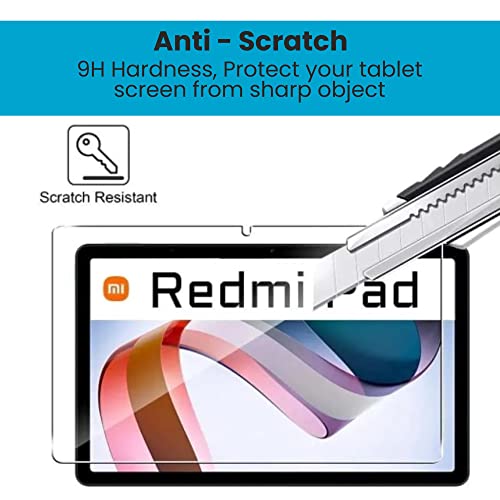 Image of Anti-Scratch & Smudge Proof Tempered Glass Screen Protector Guard For Redmi Pad 10.61 Inch Smartphone