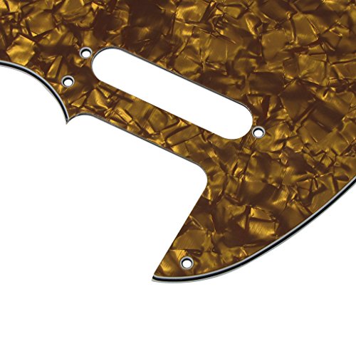 IKN 1pcs 3-Ply 8 Trou de Scratchplate Guitare Pickguard avec des vis pour Fender Télé Telecaster Guitare Style, Brown… - Les Beatles, Paul McCartney, John Lennon, RIngo Starr, George Harrison IKN 1pcs 3-Ply 8 Trou de Scratchplate Guitare Pickguard avec des vis pour Fender Télé Telecaster Guitare Style, Brown… – Image 8