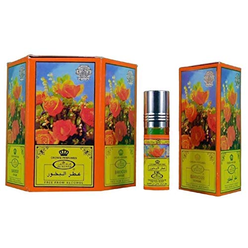 Bakhour - 6ml (.2oz) Roll-on Perfume Oil by Al-Rehab (Crown Perfumes) (Box of 6) by Al-Rehab