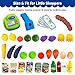 OLEOCA Supermarket Playset for Kids — Grocery Store Pretend Play with Toy Shopping Cart, Cash Register, Scanner & Play Food Accessories – Fun Gift for Ages 3+