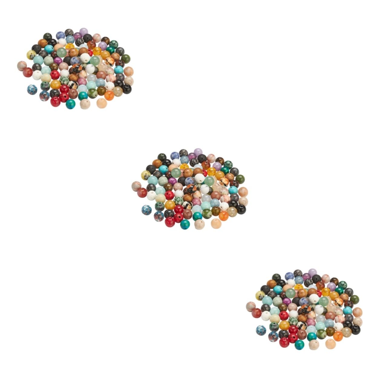 jojofuny 3 Series Abalorios De Cristal Para Diy Sueltas Y Pulseras De Joyería Para Manualidades Y Decoración 50 Piezas*3