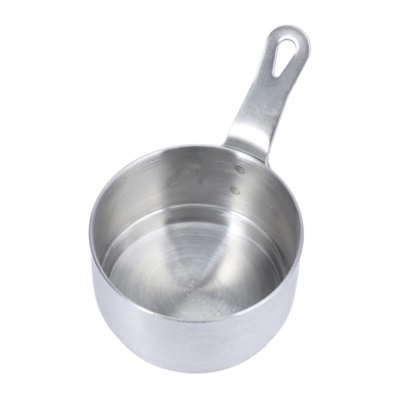 MUCKLILY 1pc Mini Stainless Steel Soup Pot Heating Pan for Milk Sauce Nonstick Interior Rustproof with Handle for Easy Storage for Cooking Melting Butter