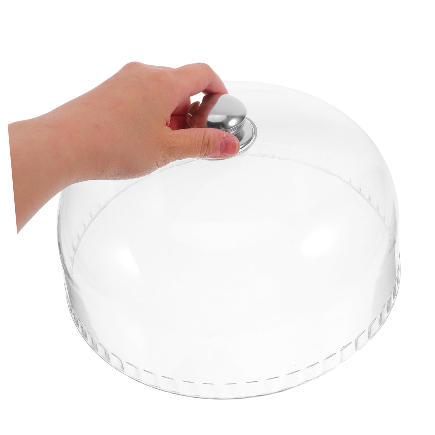 ULTECHNOVO Copertura Cupola per Torta in Acrilico Trasparente, Leggera e Protettiva per Alimenti, per Dessert in Casa e Feste, Forma Rotonda per Cupcake e Torte