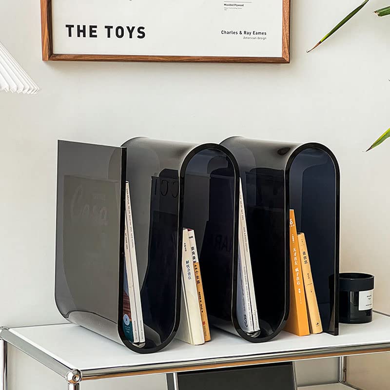 フクれいみシェルフ Amazon.com: Transparent Acrylic Magazine Holder Clear Bookshelf