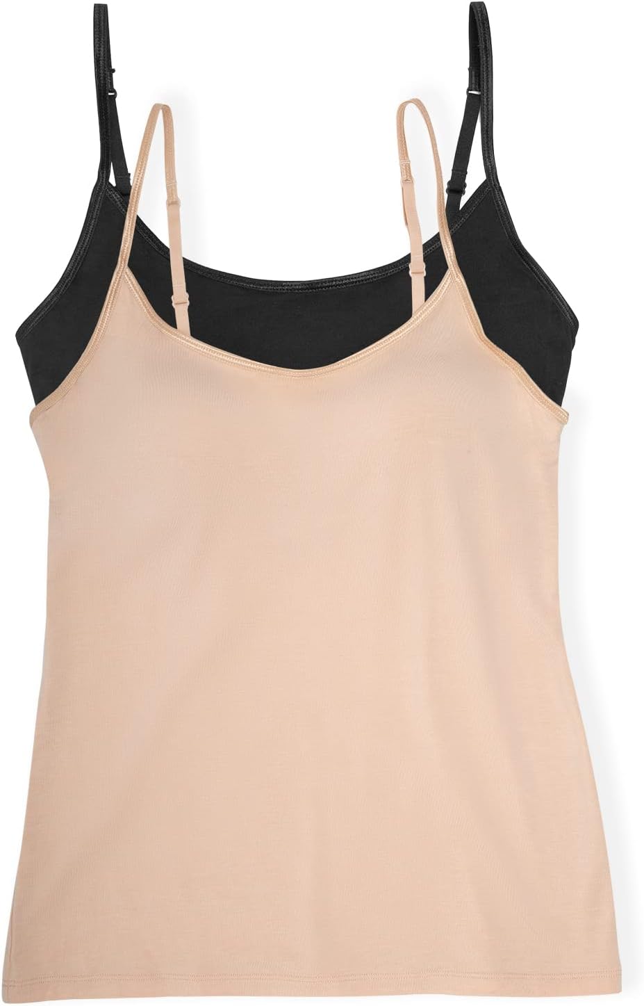 Felina | 2-Pack So Smooth Modal Cami Top with Hidden Built in Shelf Bra Support
