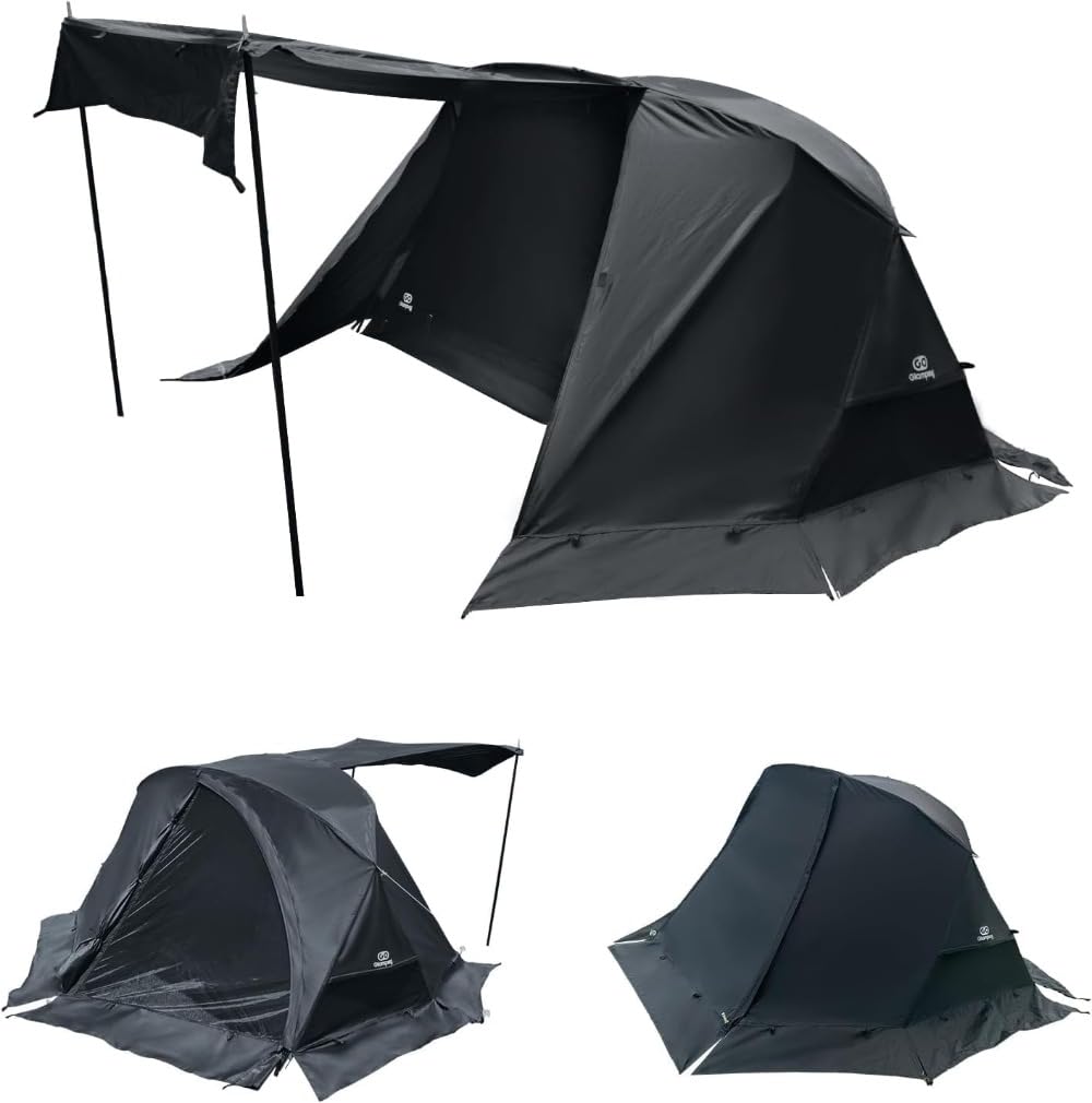 初心者でも簡単に組み立てられます。フライシートに小さな穴が空いて