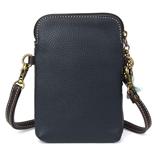 Chala Group Handbags Turtles Cellphone Crossbody Purse, Navy/Teal3