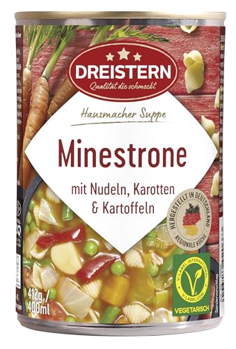 DREISTERN-Minestrone-Gemuesesuppe-nach-italienischer-Art-mit-Nudeln-3x400ml-Dose