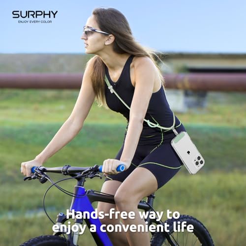 Image of SURPHY Phone Lanyard Crossbody, Phone Strap Crossbody with 2 Tether Tabs