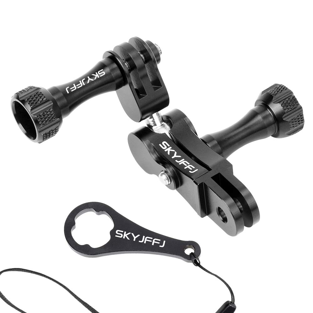 Universal Ball Joints Mount, 360 Rotation and Lock Any Direction,Shock-Resistant,Compatible with Gopro Hero 8/7/6/5 DJI OSMO Sports Camera Akaso Geekpro Millet Easy Action Camera