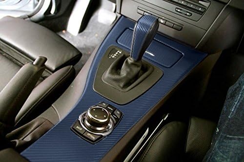 Miniatura 2 de VVIVID XPO Rollo para envolver de vinilo de fibra de carbono, color azul marino con tecnología de liberación de aire, Azul