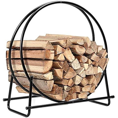 Porte-Bûches COSTWAY en Fer Cover