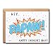 QPTADesignGift Happy Father's Day Card - Hey Papaw - Perfect For Father's Day - Funny Father's Day Card - Gift For Papaw - Card For Dad - Best Papaw Ever Gift