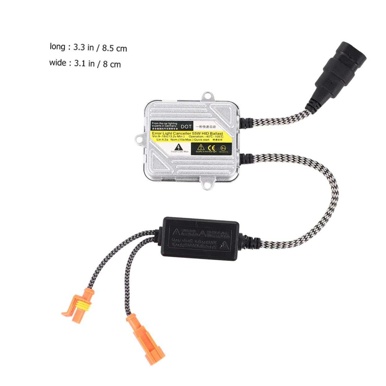 2pezzi Centralina Fari Allo Xeno Da Kit Lampadine Avviamento Rapido Alimentatore Digitale Per Auto Veicoli Resistente Calore Invecchiamento