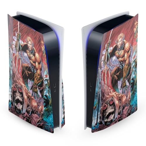 Autocollant Aquaman DC Comics pour votre coin gaming PS5 Disc