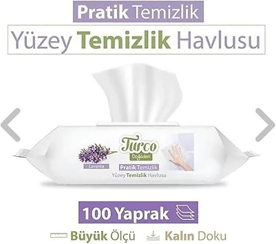 Baby Turco Do adan Y zey Temizlik Havlusu 100 Adet