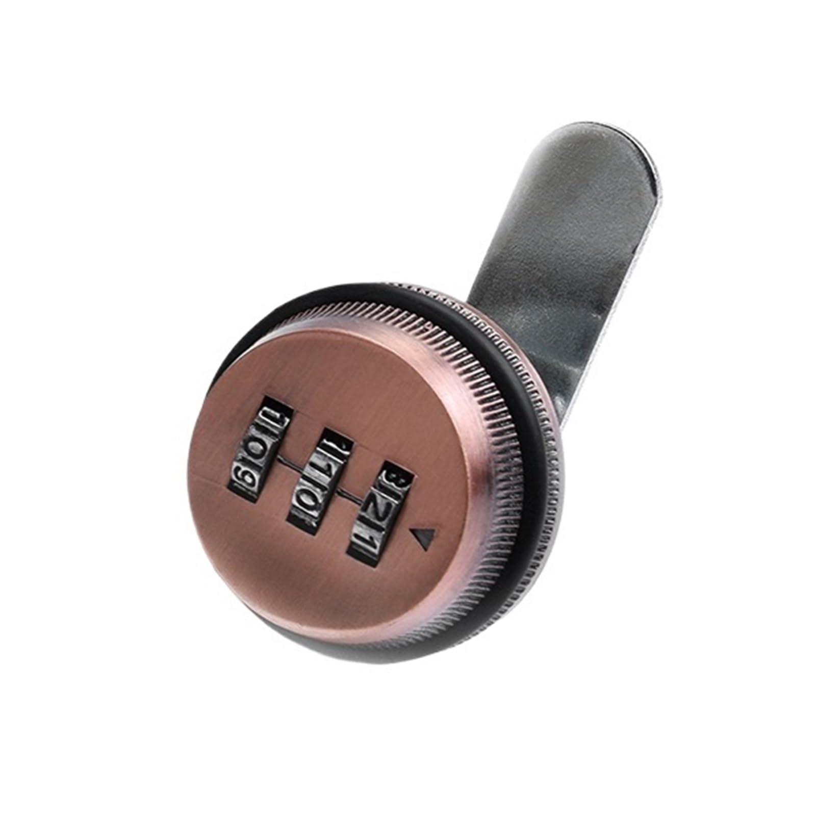 Combination Cam Lock Cabinet Password Coded Zinc Alloy Security Locks for Mailbox Deposit Box Keyless Anti-Theft for Cabinet Letterbox(30mm Red Bronze)