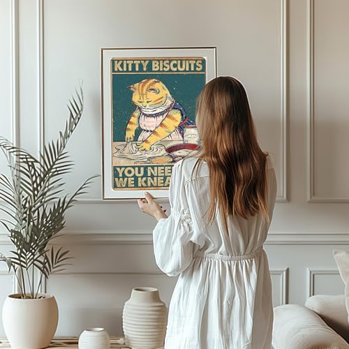 Jawecci Inspirational Diamond Painting Kits, 5D DIY Diamond Painting Cat Kits for Adults Beginners, Full Drill Round Diamond Art Painting Dots Craft Set Gifts 30X40cm - Image 3