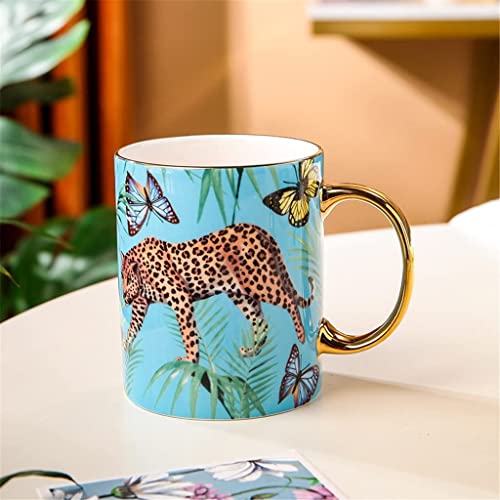 BJH Taza de café Taza Creativa Taza de café Taza de Gran Capacidad Taza de Agua de cerámica Juego de Regalo Regalo de… - Imagen 6