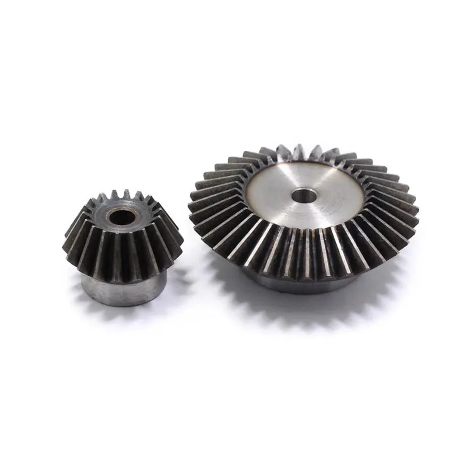 Ingranaggio Conico 1 Set 1:4 Ingranaggi conici 1,5 M 15T + 60T Ingranaggi in acciaio a commutazione di 90 gradi Ingranaggi in acciaio(2set 1.5m 15t-60t)