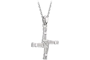 Irish Heritage St Brigid Cross Necklace