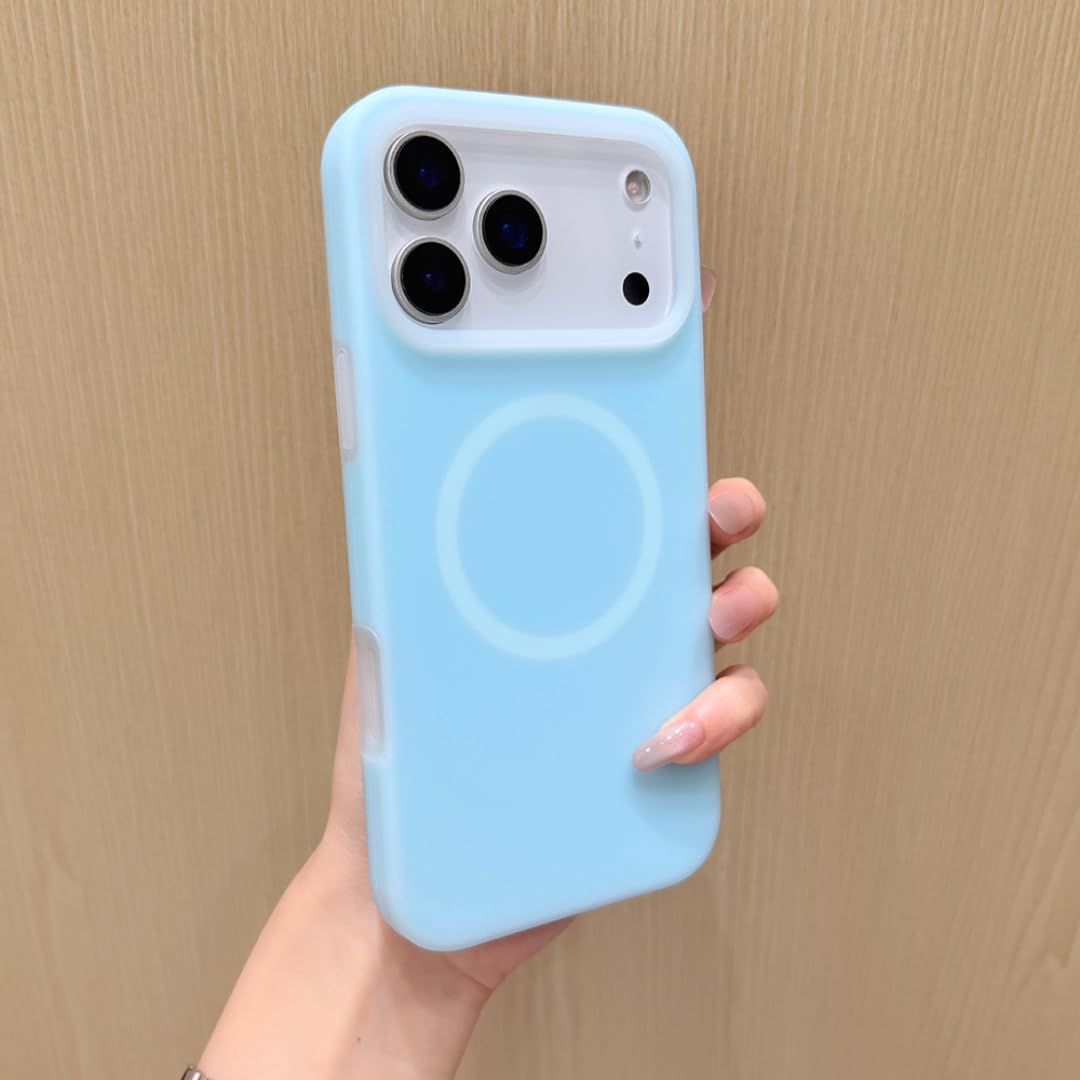 Coque iPhone 16 Pro silicone liquide bleu mat pour usage quotidien - 8
