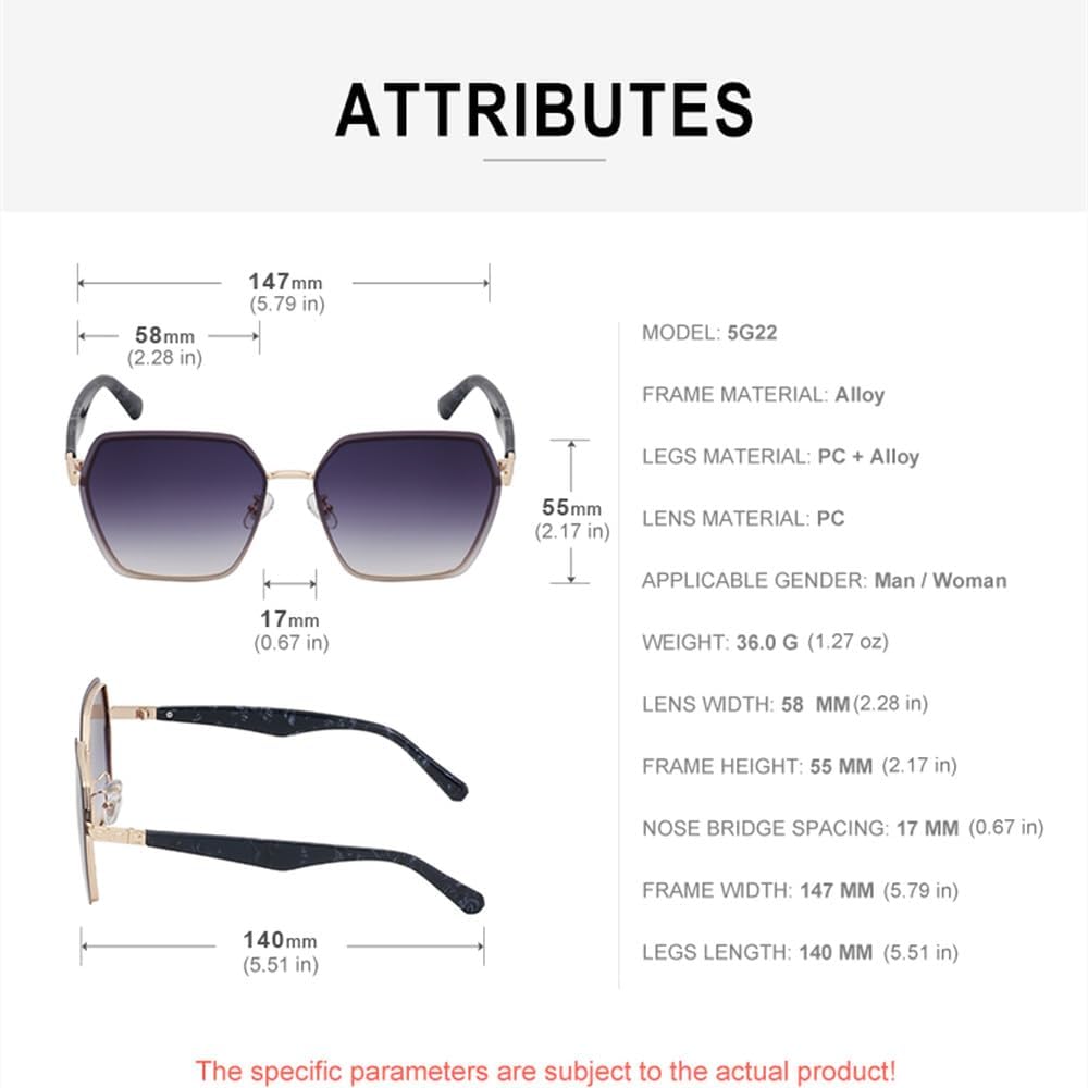 Oversized Rimless Polygon Sunglasses Women Luxury Fashion Irregular Sun Glasses For Female Frameless Shades UV400