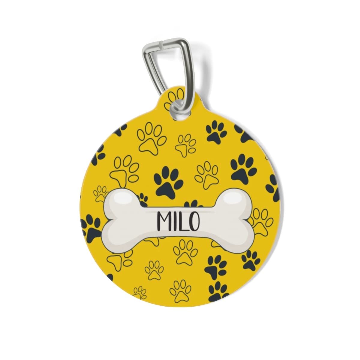 Gifts Bucket Dog Collar Locket/Pendant for Dogs & Puppy Pet Tags Name, 1 Count - Milo | Round Shape Dog Tags (B09MLTB6LH) Amazon Price History, Amazon Price Tracker