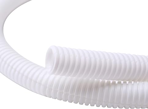 Alex Tech 10ft - 1/2 inch Split Wire Loom Tubing - White