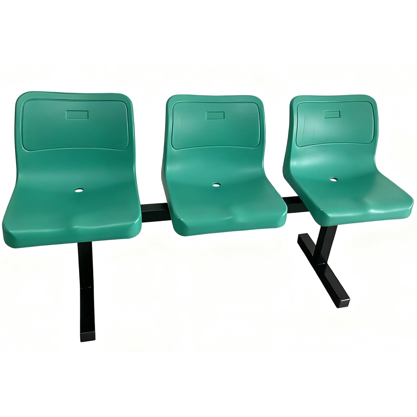 Sillas de sala de espera de 3 plazas de acero para salas y bancos 1
