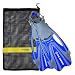 U.S. Divers Proflex FX Fin With Mesh Carrying Bag, Electric Blue, Medium