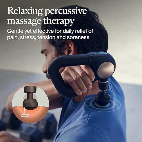 TheraGun Sense (1st Generation) by Therabody - Deep Tissue Massage Gun with Preloaded Routines for Stress Relief, Pain Relief & Muscle Soreness in Neck, Back, Leg, Knee, and Shoulder (Black) - Image 4