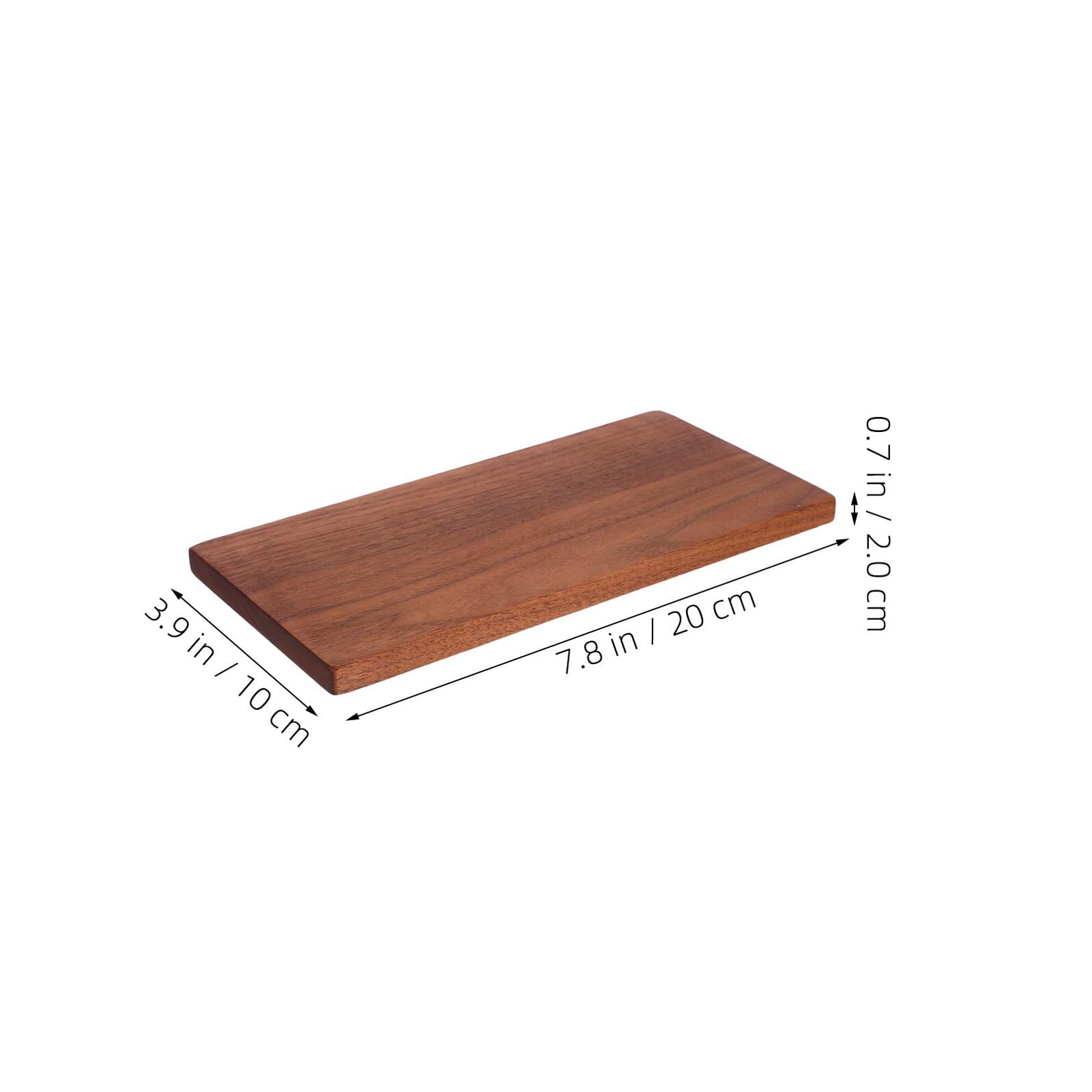 ARTIBETTER Assi di Legno di Noce Grezzo 20X10X2 CM Pannelli Decorativi in Noce per Lavori Artigianali Fai da Te Blocchi di Legno per Incisione e Progetti Creativi per Hobby e Arredamento