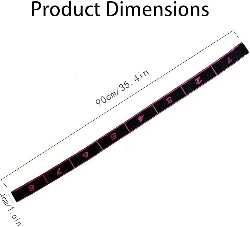 Miniatura 6 de Bandas de resistencia de fitness con asas, banda de resistencia para ejercicios de estiramiento y yoga, ejercicio de tirador de moda, bandas 2