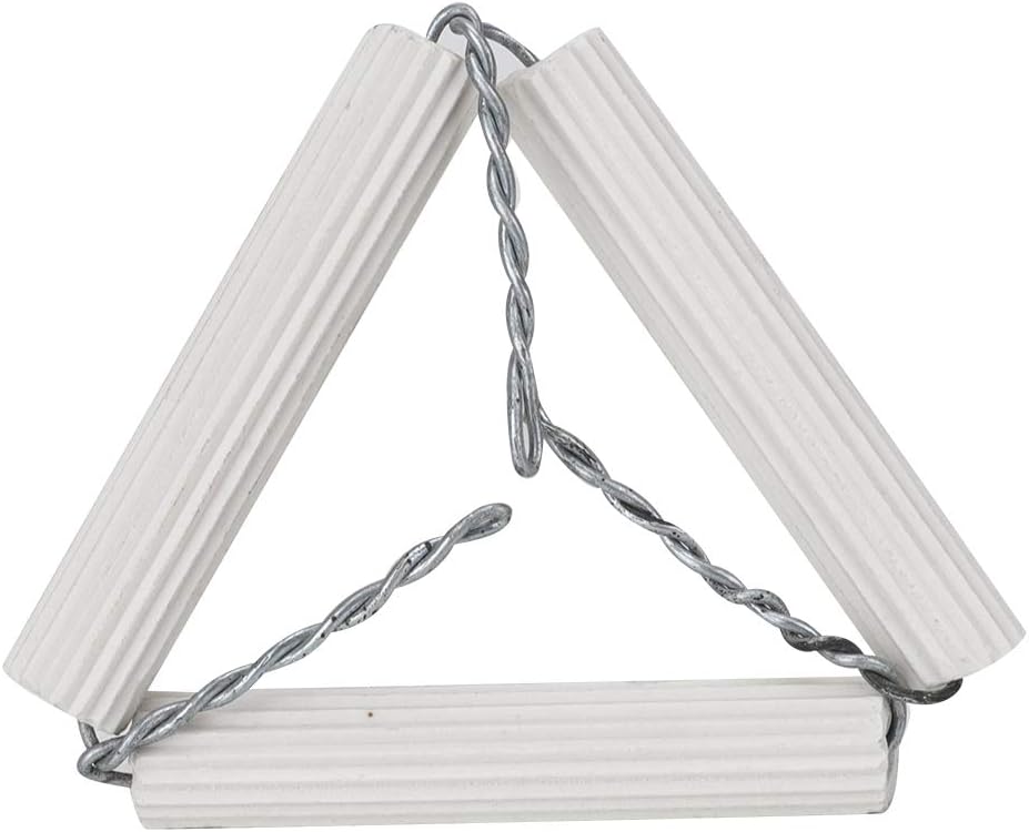 Crucible Triangle, Lab Clay Triangle, 5pcs 65mm Crucible Clay Triangle, for Prevent Bursting Chemistry Support Crucible Being Heated Experiment