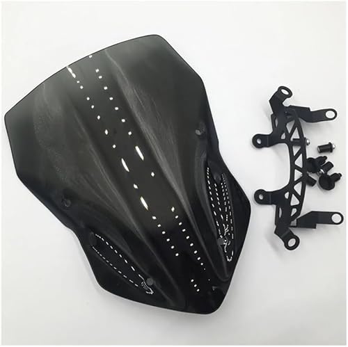 Miniatura 4 de Motorcycle Windscreen Motorcycle Windshield WindScreen Smoke Black Screen WBracket Accessories for Kaw&asaki Z900 2017 Motorcycle Windshield