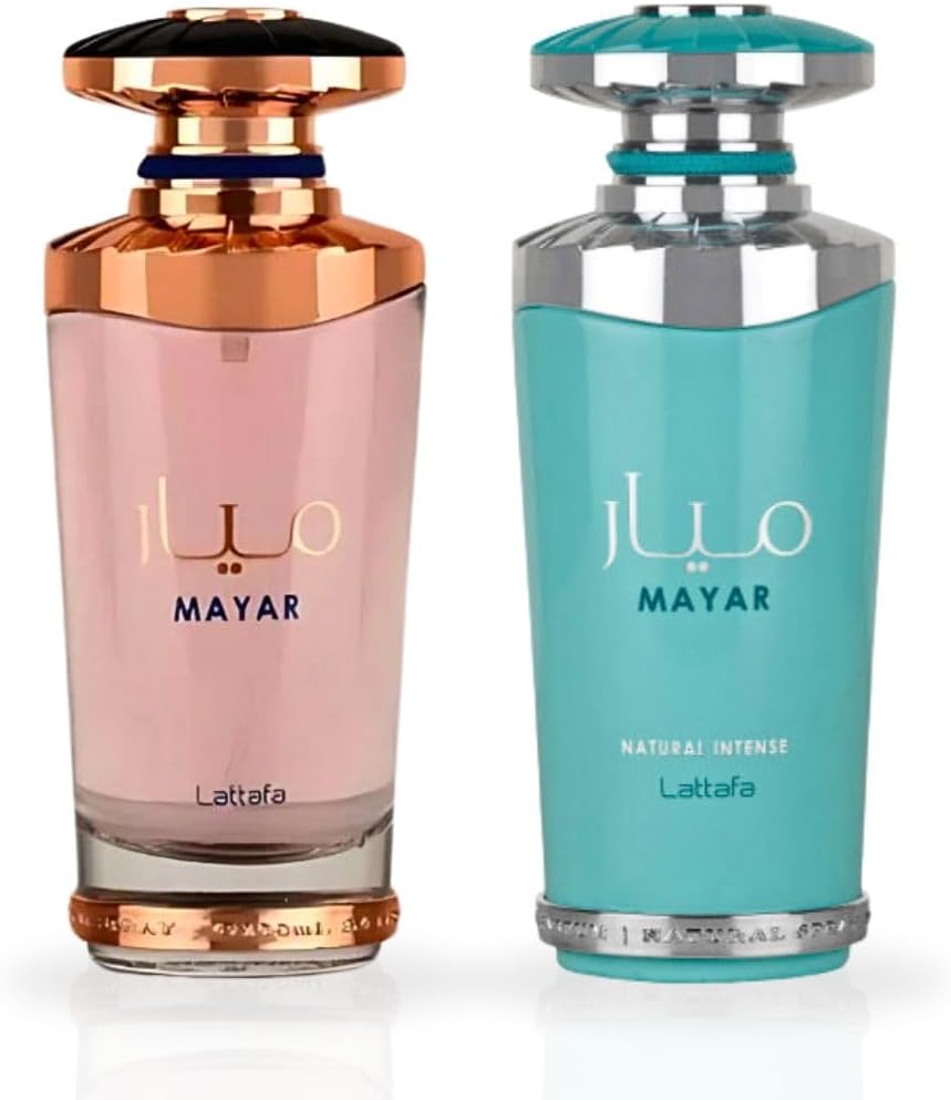 Mayar & Mayar Natural Intense EDP Sprays 100ML (3.4 OZ) Long Lasting, Floral, Fruity, Sweet Perfumes. (SUPREME BUNDLE)