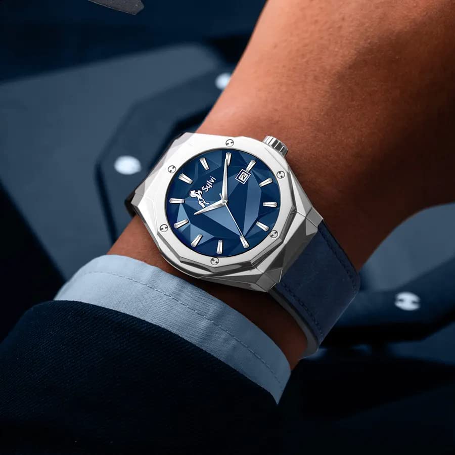 Buy Sylvi Imperial Collection Analog Men's Watch (Blue Dial Blue