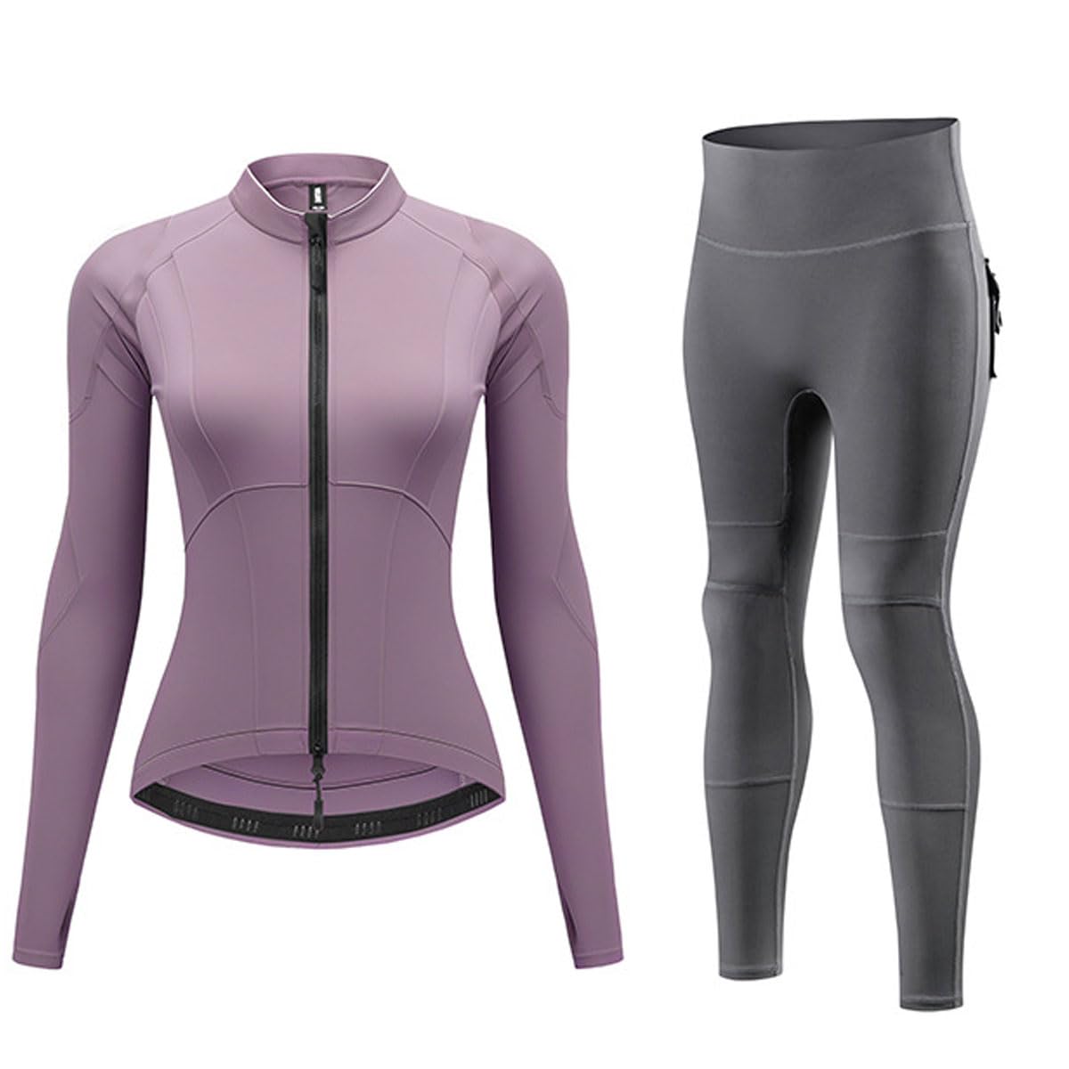 Ensemble femme veste et pantalon respirants renforcés avec protections CE